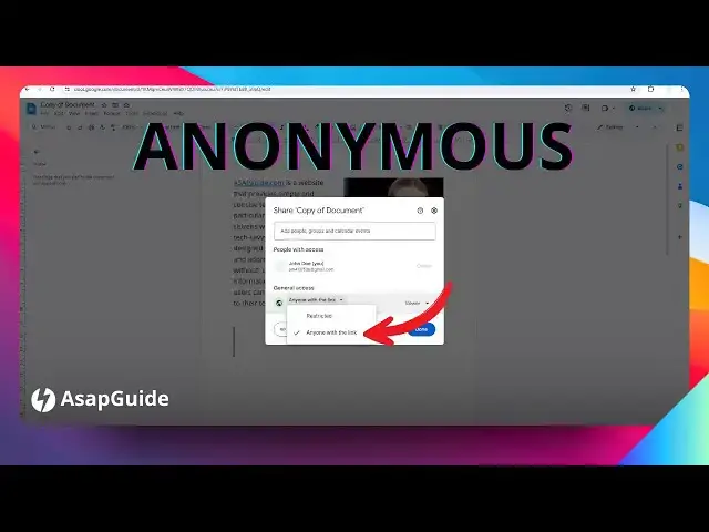 'Video thumbnail for How to View Google Docs Anonymously'