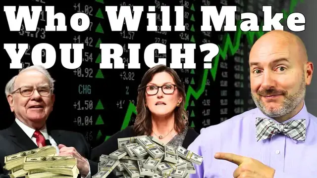 'Video thumbnail for joseph hogue: warren buffett vs cathie wood: value vs growth investing strategies for 2025'