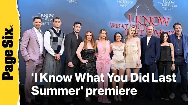 'Video thumbnail for 'I Know What You Did Last Summer' premiere red carpet: See Jennifer Love Hewitt, Freddie Prinze Jr. & more celebs'
