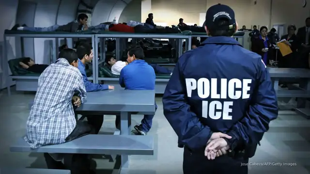 'Video thumbnail for Trump admin moves to end bond hearings for detained migrants: ICE'
