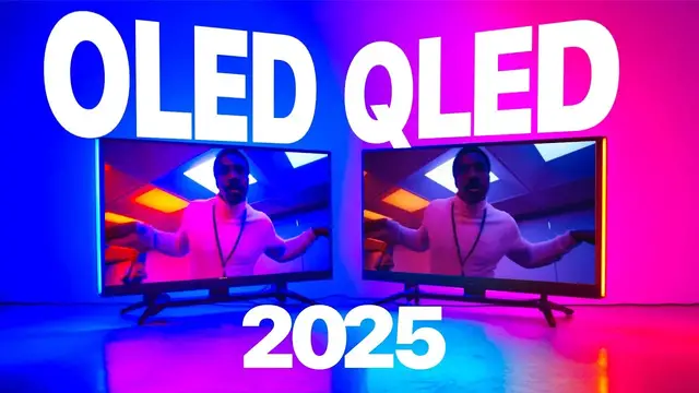 'Video thumbnail for OLED vs QLED in 2025! The NEW Winner!'