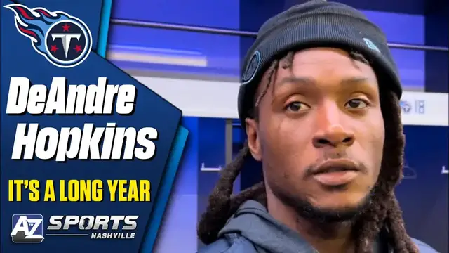 'Video thumbnail for Titans WR DeAndre Hopkins says there's no reason to be concerned'