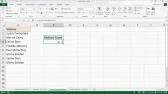'Video thumbnail for 5 Reasons to use COUNTIF - #4 Create a Distinct Count Formula'