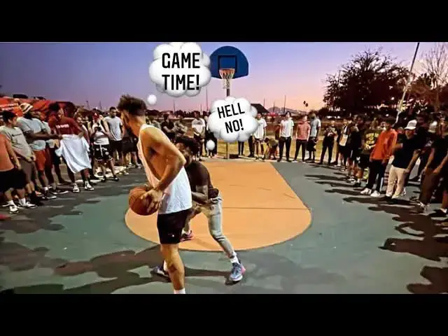 'Video thumbnail for 5’6” Pro Dunker Vs D Friga! Game Gets Heated! (CRAZY GAME)'