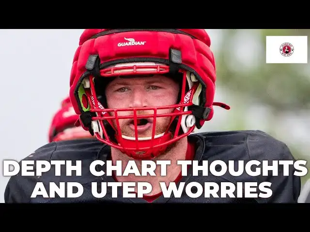 'Video thumbnail for Nebraska football depth chart thoughts, worries about UTEP'