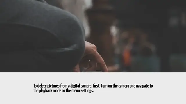 'Video thumbnail for How To Delete Pictures From Digital Camera'