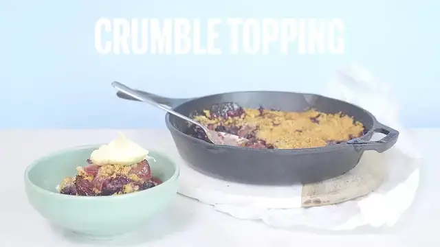 'Video thumbnail for Crumble Topping | Recipe'