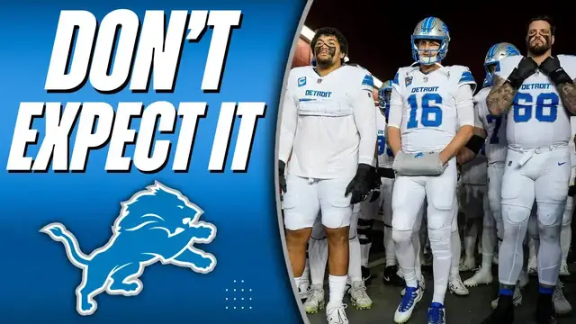 'Video thumbnail for One Big Reason Why The Lions Will NOT Play Any Starters In The Preseason...'