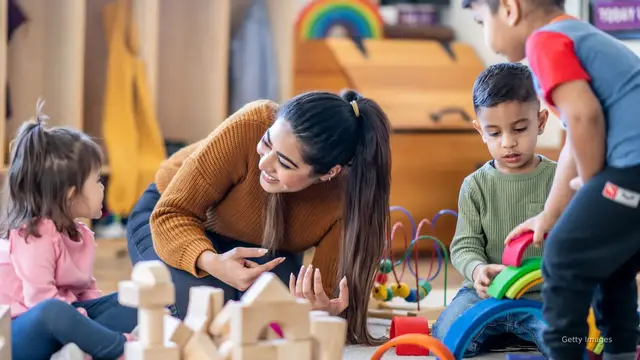 'Video thumbnail for 3 out of 4 Americans say child care costs are a ‘major problem’'