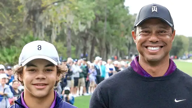 'Video thumbnail for The Transformation Of Tiger Woods' Son Has Head Turning'