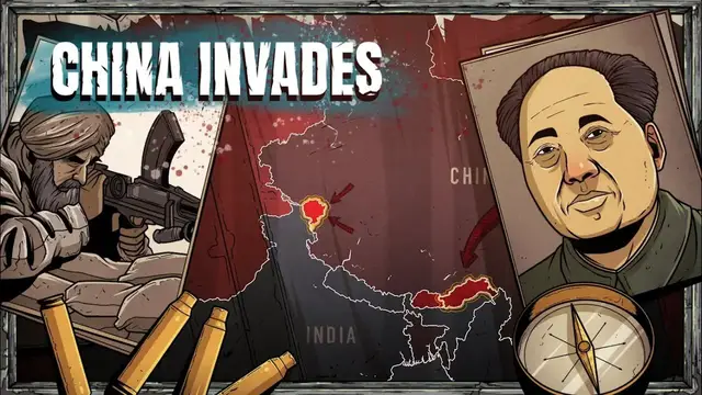 'Video thumbnail for China's War Against India, 1962 | Animated History'