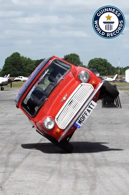 'Video thumbnail for World record stunts, living on the edge'