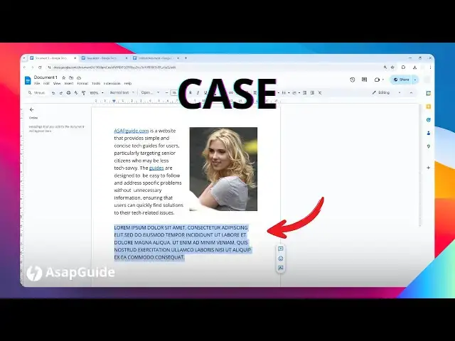 'Video thumbnail for How to Change Text Case in Google Docs'