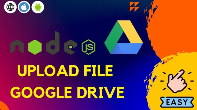 'Video thumbnail for The Ultimate Guide: Uploading Files to Google Drive with NodeJS using Google Drive APIs #nodejs'