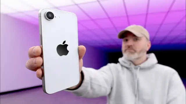 'Video thumbnail for iPhone 16E Hands On with Demo Units (iPhone SE 2025)'