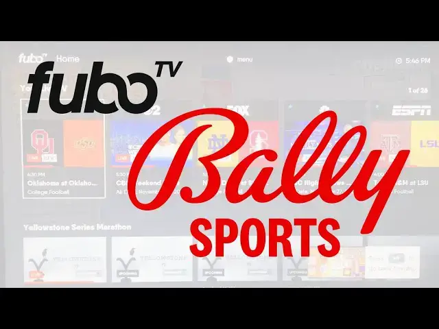 'Video thumbnail for NEWS ALERT: FuboTV Is Adding Bally Sports RSNs to Its Live TV Service!'