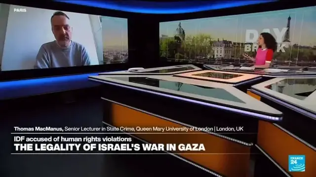 'Video thumbnail for Israel's war on Gaza: 'International laws are not being respected' says MacManus'