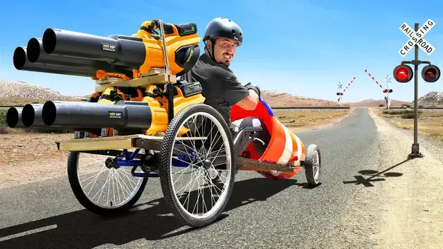 'Video thumbnail for Jake Carlini: building a jet powered go-kart! diy speed record attempt'
