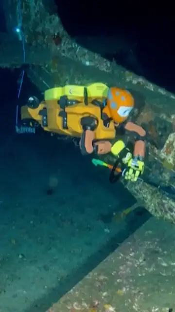 'Video thumbnail for Underwater robot explores where humans can’t reach'