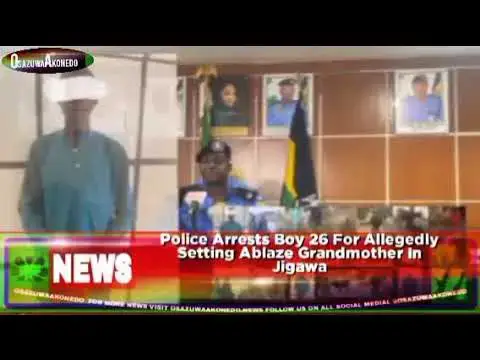'Video thumbnail for Police Arrests Boy 26 For Allegedly Setting Ablaze Grandmother In Jigawa'