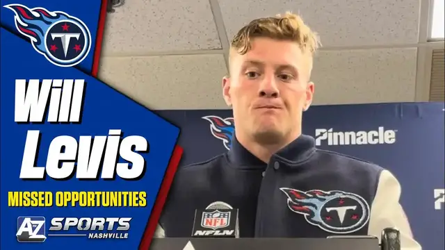 'Video thumbnail for Will Levis talks about missed opportunities that got the Titans beat'