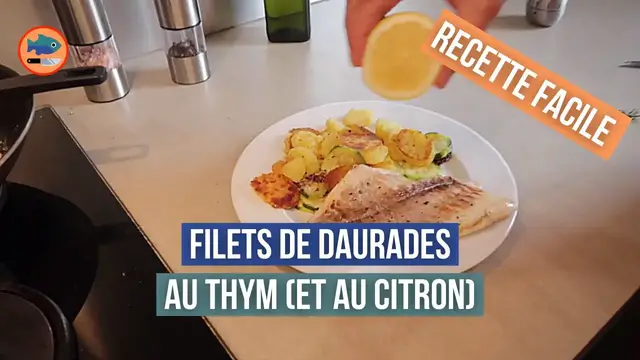'Video thumbnail for Filets de daurades au thym'