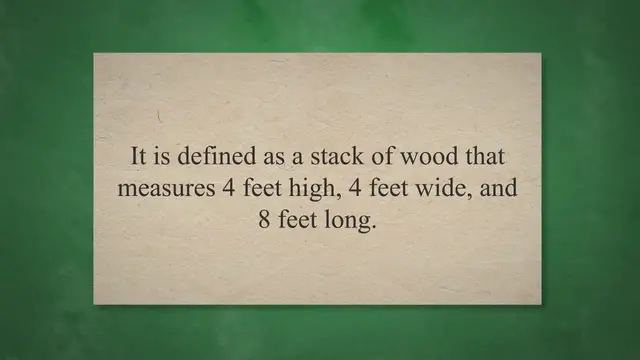 'Video thumbnail for Cracking the Cord of Wood Code: Understanding the Basics and Factors Affecting the Amount of Wood in a Cord'