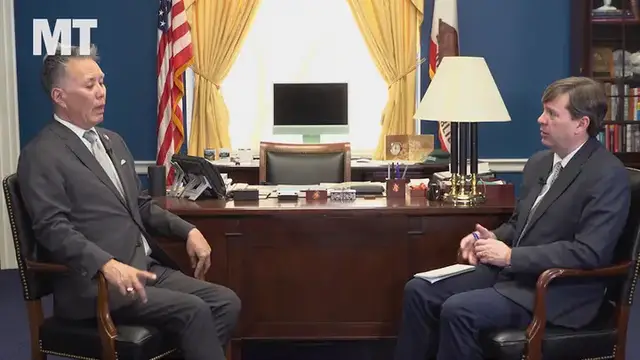'Video thumbnail for Top House Democrat warns VA cuts could hurt vets services'