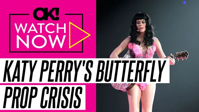 'Video thumbnail for Katy Perry's Butterfly Prop Nearly Plunges to the Ground During Tour: Watch the Scary Moment '