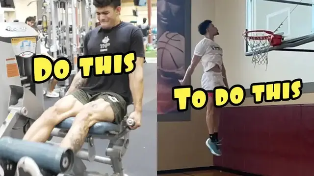 'Video thumbnail for Best Workout For Vertical Jump?!: Leg Extensions And Power Cleans'