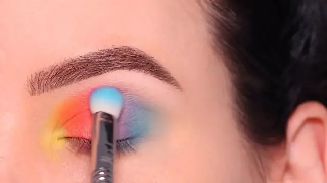 'Video thumbnail for Step-by-Step Rainbow Eye Makeup Tutorial'