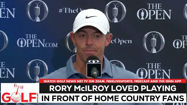 'Video thumbnail for Rory McIlroy loved played British Open in home country'