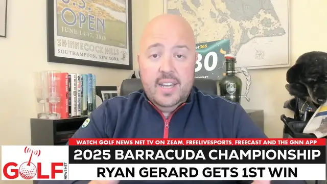 'Video thumbnail for Ryan Gerard wins 2025 Barracuda Championship for 1st PGA Tour win'