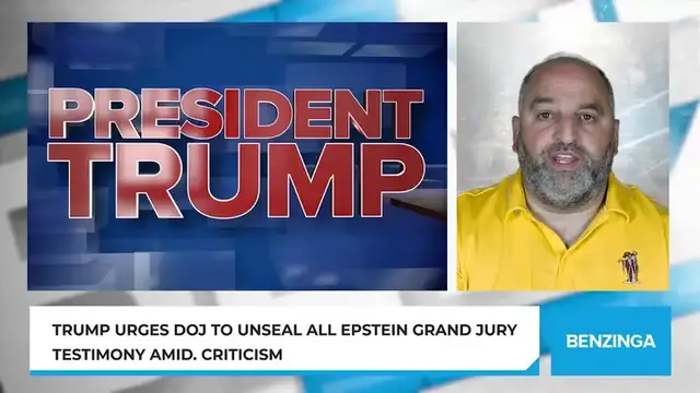 'Video thumbnail for Trump Urges DOJ To Unseal All Epstein Grand Jury Testimony Amid. Criticism'