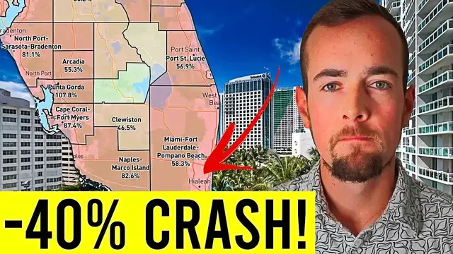 'Video thumbnail for ryan scribner: florida housing market collapse? analyzing condo prices, hoa fees & real estate trends'