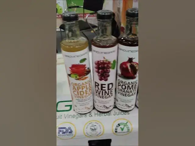 'Video thumbnail for BrioVinegars showcasing artisanal brilliance at FHA Singapore 🍏👨🍳#BrioVinegars'