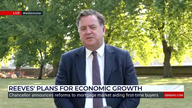 'Video thumbnail for Rachel Reeves's economic decisions will keep interest rates 'higher for longer', Mel Stride says'