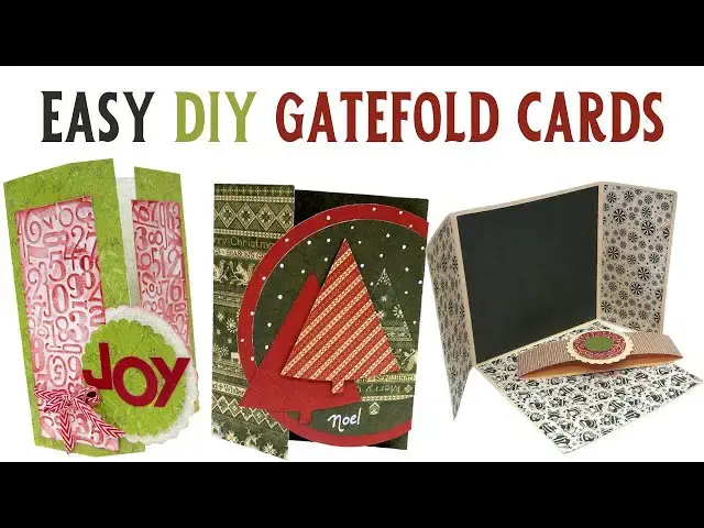 'Video thumbnail for Easy DIY Gatefold Card Tutorials For Cards And Invitations'