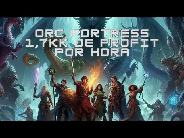 'Video thumbnail for Rubinot: Orc Fortress Fazendo bestiário e 1,7kk de Profit por hora'