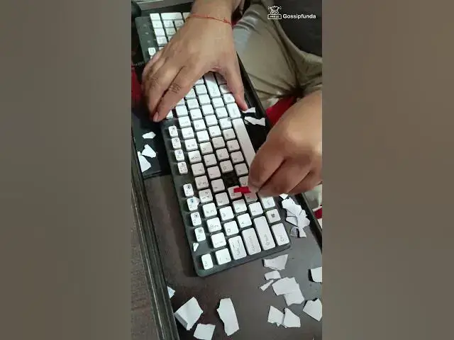 'Video thumbnail for The simplest way to clean Keyboard #keyboard #cleankeyboard'