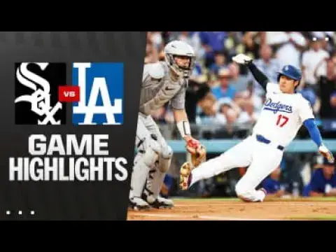 'Video thumbnail for Chicago White Sox at Los Angeles Dodgers Full-Game Highlights! | 07/03/2025'