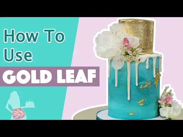 'Video thumbnail for How To Use Gold Leaf On Cakes'