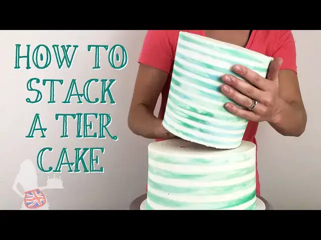 'Video thumbnail for How To Stack A Tier Cake'