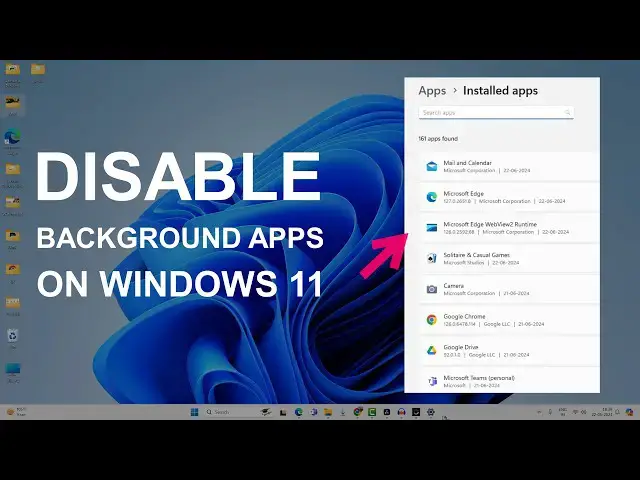 'Video thumbnail for How to Disable Background Apps on Windows 11 - 3 Ways'