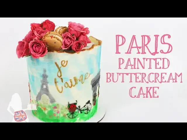 'Video thumbnail for Painted PARIS Cake'