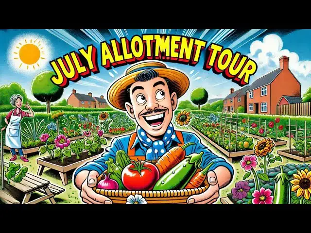'Video thumbnail for July Allotment Tour 2024 | Exploring Summer Growth and Garden Progress'