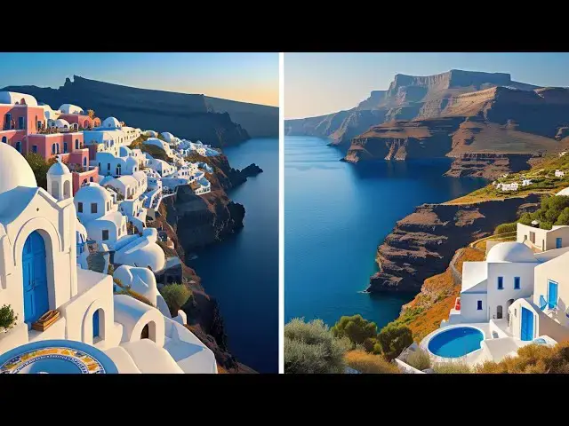 'Video thumbnail for Santorini vs. Crete: Iconic Views vs. Diverse Landscapes'