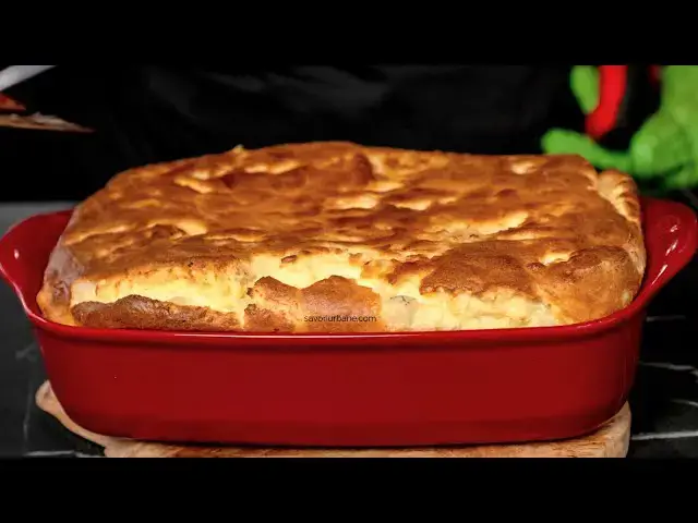 'Video thumbnail for Sufleu de conopidă cu cașcaval - extra pufos și umflat - rețeta clasică franțuzească | Savori Urbane'