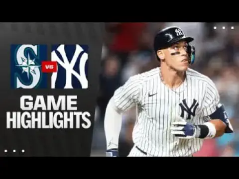 'Video thumbnail for Seattle Mariners at New York Yankees Full-Game Highlights! | 07/08/2025'