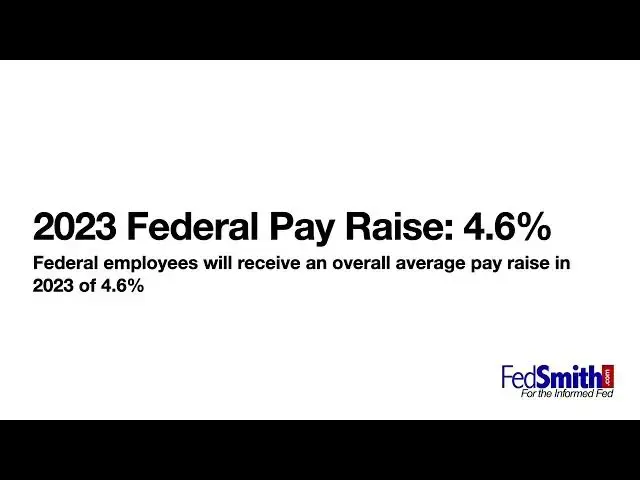 'Video thumbnail for 2023 Federal Pay Raise'